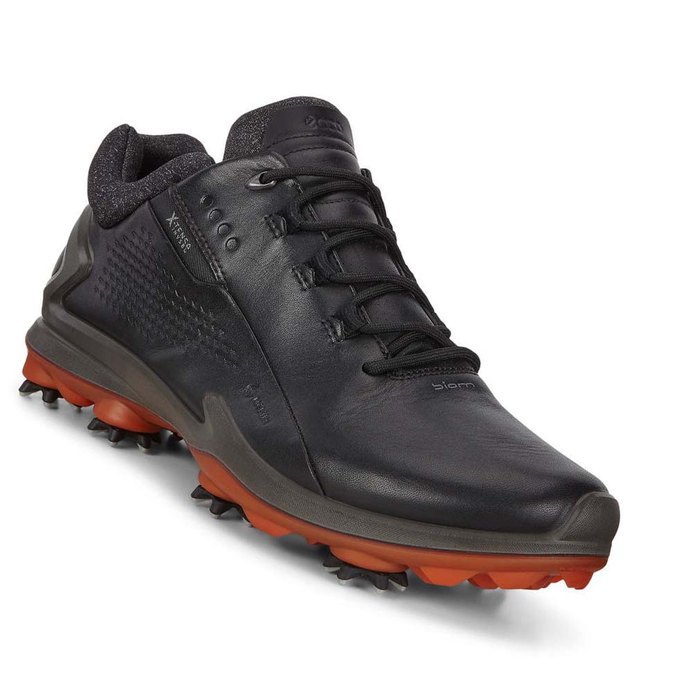 Ecco Biom G3 Cleated Golfsko Herre Svarte | NO 541KOR